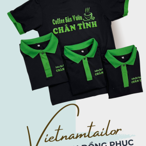 Mẫu áo Coffee Sân Vườn